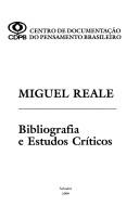 Front cover of Bibliografia e estudos críticos by Miguel Reale