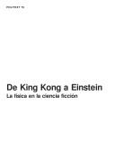 Cover of De King Kong a Einstein by Manuel Moreno Lupiáñez