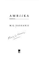 Cover of Amriika by M. G. Vassanji