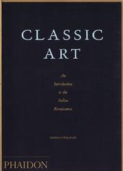 Cover of Classic art by Heinrich Wölfflin