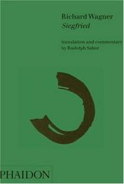 Cover of Siegfried (Ring Cycle) by Rudolph Sabor