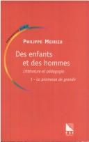 Front cover of Des enfants et des hommes by Philippe Meirieu