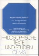 Front cover of Negativität des Weltlaufs by Klaus-Jürgen Grün