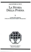 Front cover of La storia della poesia by Salvatore Lo Bue