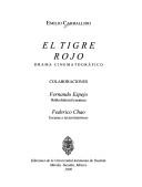 Front cover of El tigre rojo by Emilio Carballido