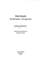 Cover of Two plays by John Hewitt