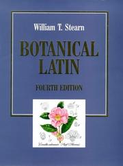Cover of Botanical Latin by William T. Stearn