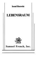 Front cover of Lebensraum by Israel Horovitz