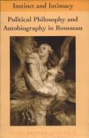 Front cover of Instinct and intimacy by Margaret Ogrodnick