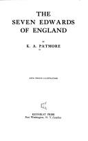 Front cover of The seven Edwards of England by Katherine Alexandra Patmore