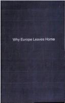 Front cover of Why Europe leaves home by Roberts, Kenneth Lewis