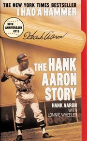 Cover of I Had a Hammer by Hank Aaron
