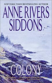 Cover of Colony by Anne Rivers Siddons