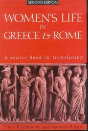 Front cover of Women's Life in Greece and Rome by Mary R. Lefkowitz