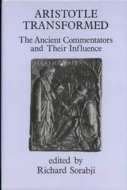 Front cover of Aristotle transformed by Richard Sorabji