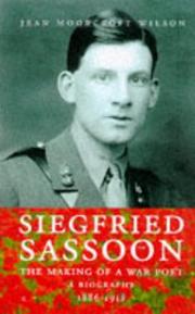 Cover of Siegfried Sassoon by Jean Moorcroft Wilson