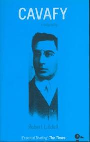Cover of Cavafy by Liddell, Robert