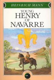Front cover of Young Henry of Navarre by Heinrich Mann