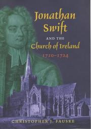 Front cover of Jonathan Swift and the Church of Ireland, 1710-24 by Christopher J. Fauske
