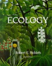 Cover of Ecology by Robert E. Ricklefs
