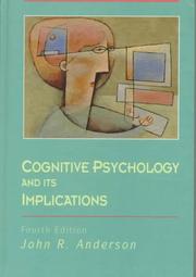 Cover of Cognitive psychology and its implications by John Robert Anderson