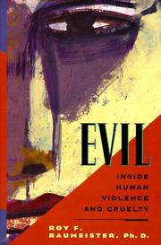 Cover of Evil by Roy F. Baumeister