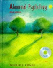 Front cover of Abnormal psychology by Ronald J. Comer
