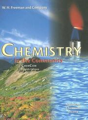 Cover of Chemistry in the Community by American Chemical Society