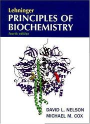 Cover of Lehninger principles of biochemistry by Albert L. Lehninger