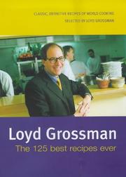 Front cover of 125 Best Recipes Ever by Grossman