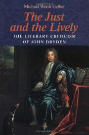 Front cover of The Just and the Lively by Michael Werth Gelber