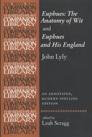 Cover of Euphues by John Lyly