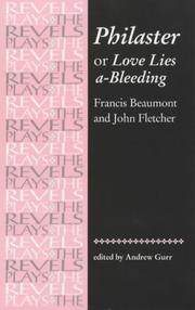 Front cover of Philaster, or, Love lies a bleeding by Francis Beaumont