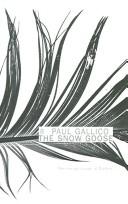 Front cover of The snow goose by Paul Gallico