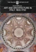 Front cover of Art and architecture in Italy, 1600 to 1750 by Rudolf Wittkower