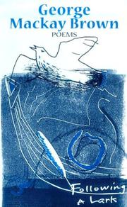 Cover of Following a lark by George Mackay Brown
