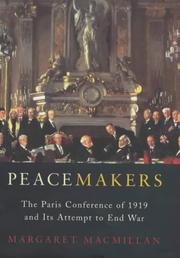 Front cover of Peacemakers by Margaret Olwen Macmillan