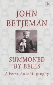 Front cover of Summoned by Bells by John Betjeman