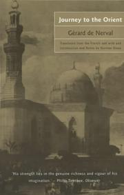 Front cover of Voyage en Orient by Gérard de Nerval