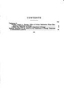 Cover of DOE's fiscal year 1995 budget by United States. Congress. House. Committee on Energy and Commerce. Subcommittee on Energy and Power.