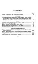 Cover of Medicare provisions in the President's budget by United States. Congress. House. Committee on Ways and Means. Subcommittee on Health.