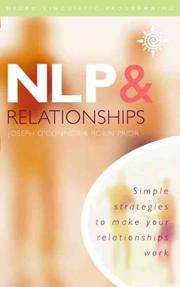 Cover of NLP & relationships by Robin Prior