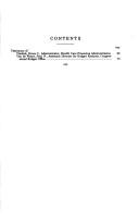Cover of The Department of Health and Human Services' proposed budget for fiscal year 1998 by United States. Congress. House. Committee on Commerce. Subcommittee on Health and the Environment.