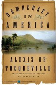 Front cover of De la démocratie en Amérique by Alexis de Tocqueville