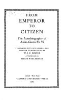 Cover of From emperor to citizen by Pu Yi