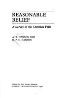 Cover of Reasonable belief by Anthony Tyrrell Hanson