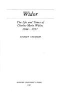 Cover of Widor by Andrew Thomson