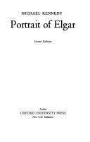 Front cover of Portrait of Elgar by Kennedy, Michael