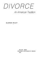 Cover of Divorce by Glenda Riley