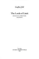 Cover of The lords of limit by Hill, Geoffrey.